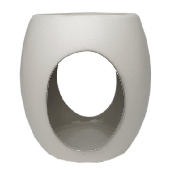 Aroma burner white oval