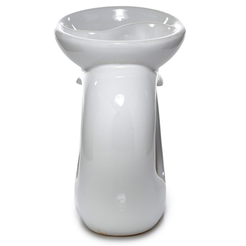 Fragrance burner white heart large