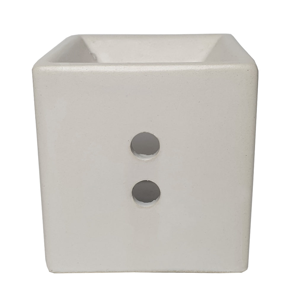 Fragrance burner white square