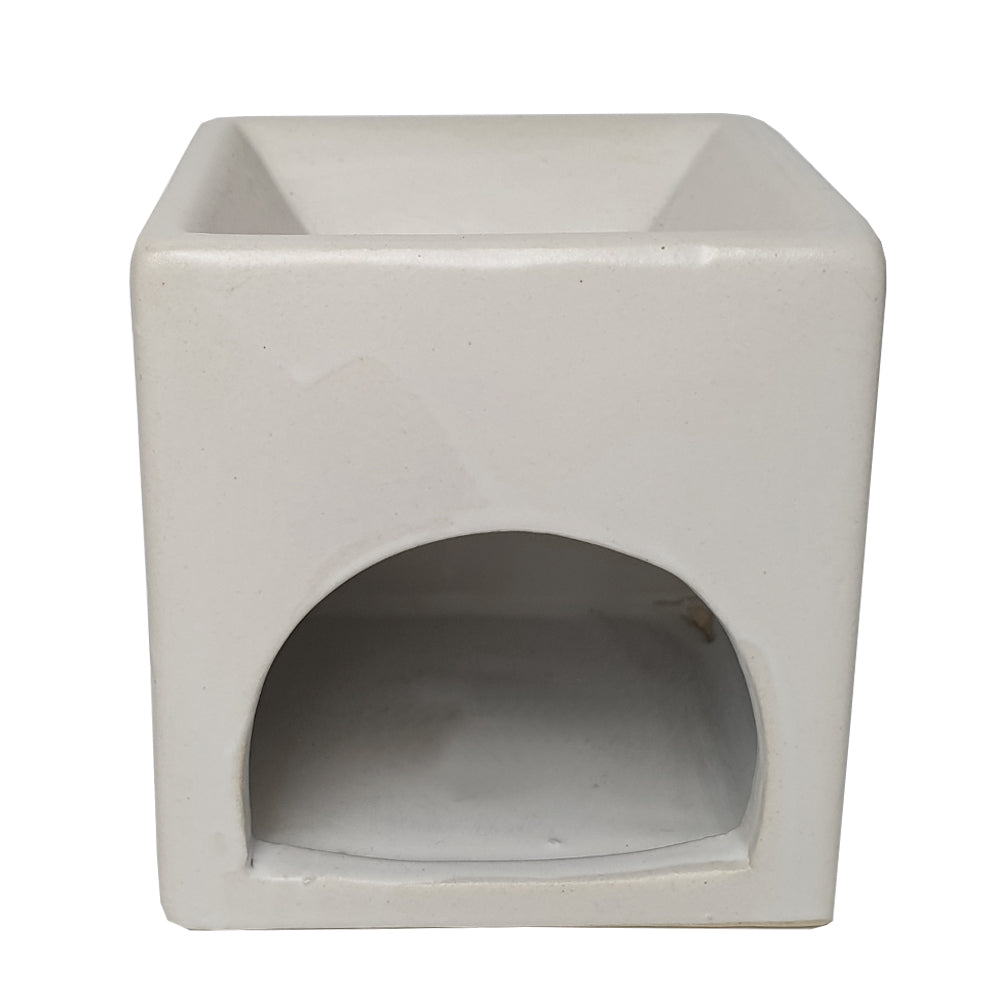 Fragrance burner white square