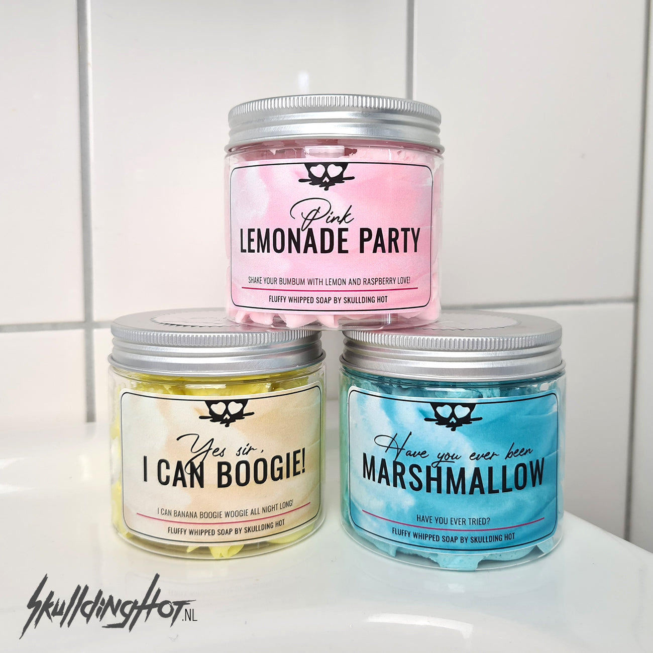 Pink lemonade party - Whipped soap