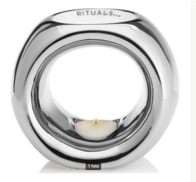 Rituals scented burner silver