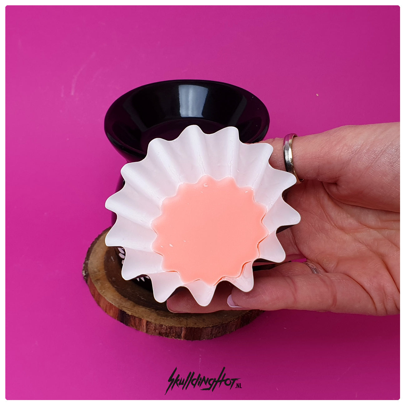 Wax melt liner pink (3 pieces)