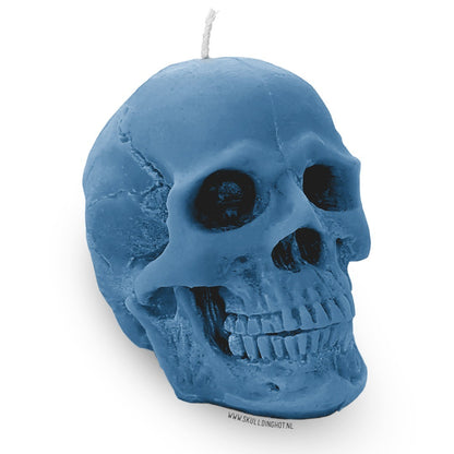 Skull candle dark blue