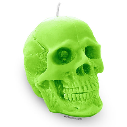 Skull candle green neon