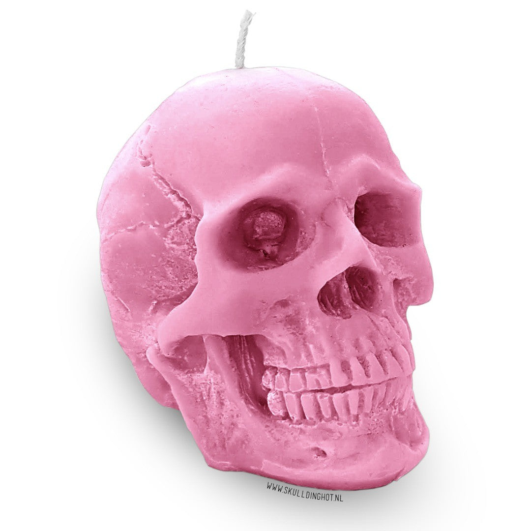 Skull candle pink