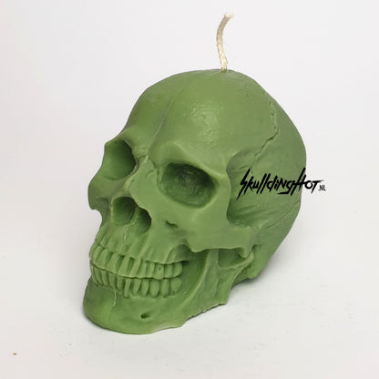 Skull candle green