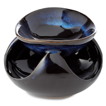 Fragrance burner abstract blue