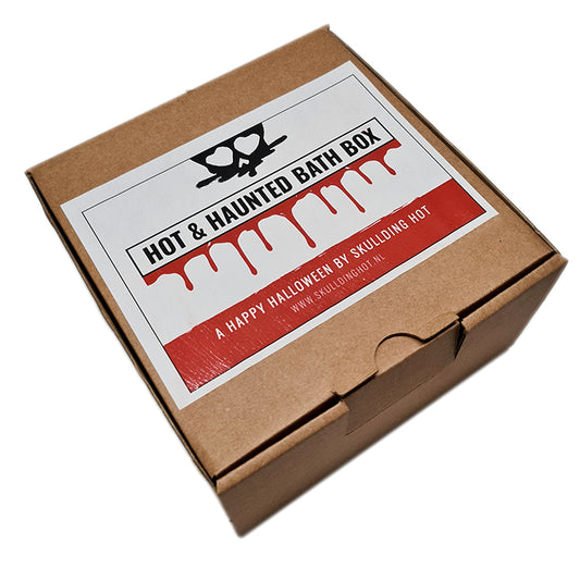 Hot & Haunted - Halloween badbommen box