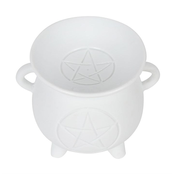 Fragrance burner cauldron pentagram