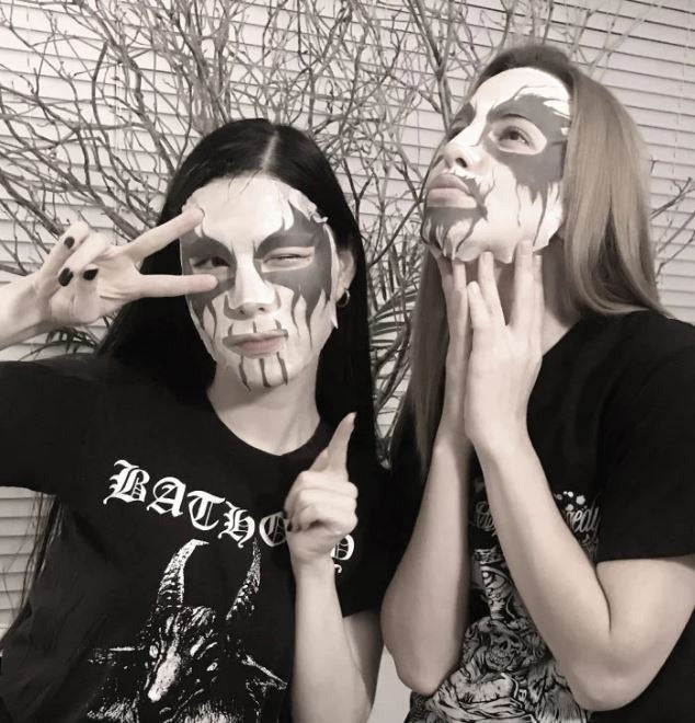 Corpse paint gezichtsmasker  - Rice bran