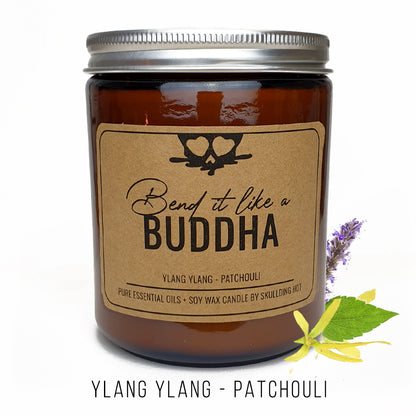 Bend it like a Buddha - natural scented candle