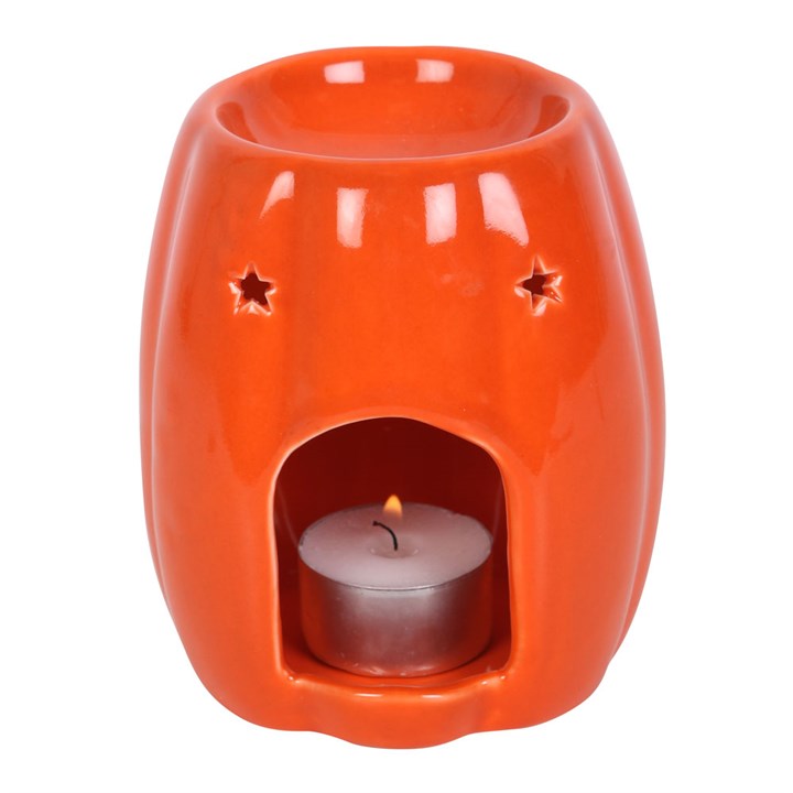 Uitgeholde pompoen geurbrander