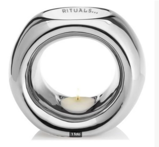 Rituals scented burner silver